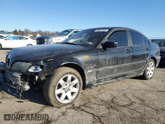 2003 BMW 3 Series 325xi with VIN WBAEU33403PF60428, listed as a Copart auction lot 42657855 with 181,122 mi miles and Salvage Title. Bid and sale history available at carsss.com. Image 1.