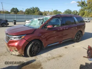 2024 Kia Carnival SX Prestige with VIN KNDNE5H37R6414924, listed as a Copart auction lot 77483414 with 10,016 mi miles and Salvage Title. Bid and sale history available at carsss.com. Image 1.