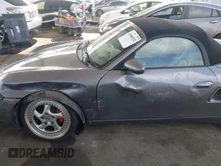 2001 Porsche Boxster S with VIN WP0CB29801U664241, listed as a IAAI auction lot 42046532 with 99,850 mi miles. Bid and sale history available at carsss.com. Image 6.