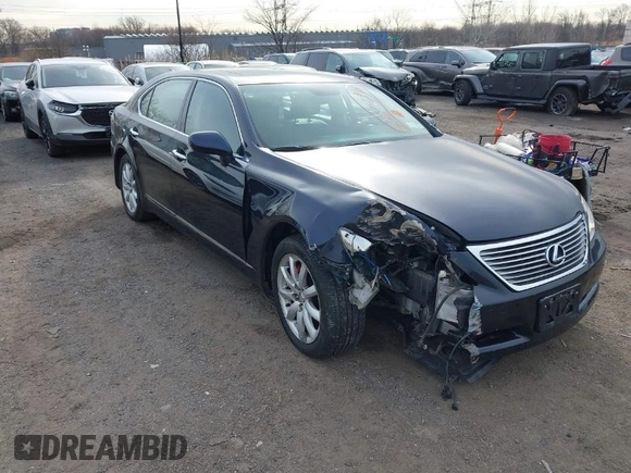 2008 Lexus LS LWB with VIN JTHGL46F785021269, listed as a IAAI auction lot 41882714 with 123,534 mi miles. Bid and sale history available at carsss.com. Image 1.