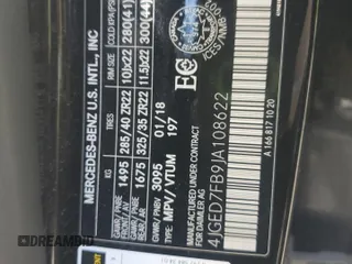 2018 Mercedes-Benz GLE 63 S AMG z VIN 4JGED7FB9JA108622, wystawiony jako Copart lot #57044435 z przebiegiem 138 830 mil mil oraz Czysty tytuł • Clean title. Historia ofert i sprzedaży dostępna na DreamBid. Obrazek 13.