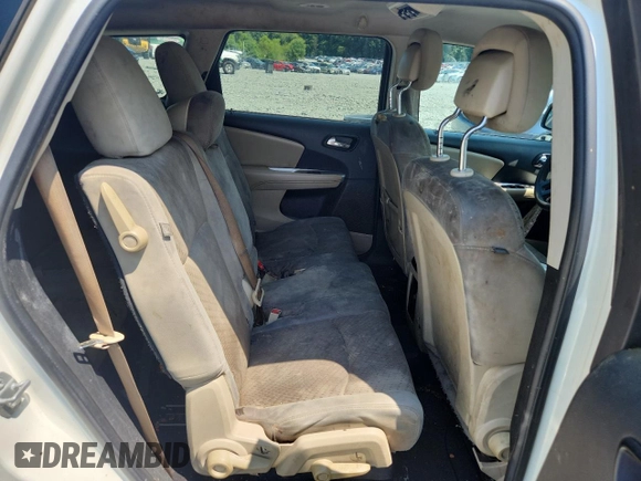 2017 Dodge Journey SXT with VIN 3C4PDCBG6HT528039, listed as a Copart auction lot 63638335 with 190,968 mi miles and Clean title. Bid and sale history available at DreamBid. Image 11.