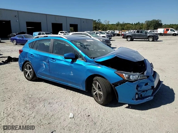 2022 Subaru Impreza Premium with VIN 4S3GTAV6XN3715527, listed as a Copart auction lot 49606845 with 0 mi miles and Non Repairable. Bid and sale history available at carsss.com. Image 12.