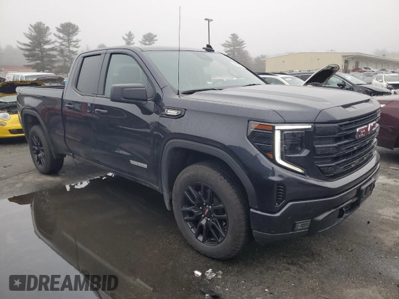 2023 GMC Sierra 1500 with VIN 1GTVUCE82PZ327869, listed as a Copart auction lot 83739534 with 10,440 mi miles and Salvage Title. Bid and sale history available at DreamBid. Image 4.