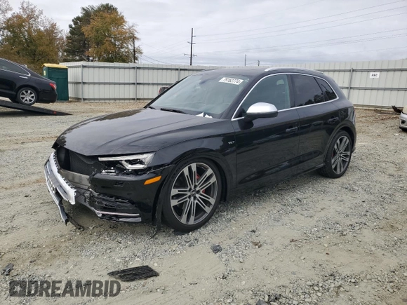2018 Audi SQ5 Premium Plus with VIN WA1A4AFY5J2015637, listed as a Copart auction lot 79162774 with 106,848 mi miles and Salvage Title. Bid and sale history available at DreamBid. Image 1.