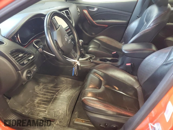 2015 Dodge Dart GT with VIN 1C3CDFEB9FD363434, listed as a Copart auction lot 53495305 with 122,244 mi miles and Clean Title. Bid and sale history available at carsss.com. Image 7.