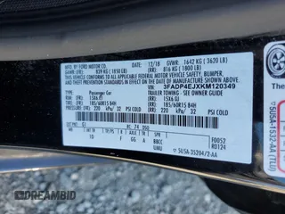 2019 Ford Fiesta SE with VIN 3FADP4EJXKM120349, listed as a Copart auction lot 54972535 with 56,084 mi miles and Salvage Title. Bid and sale history available at DreamBid. Image 12.