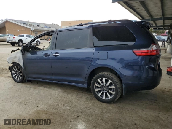 2020 Toyota Sienna XLE with VIN 5TDDZ3DCXLS249579, listed as a Copart auction lot 55288175 with Not provided miles and Non repairable. Bid and sale history available at DreamBid. Image 2.