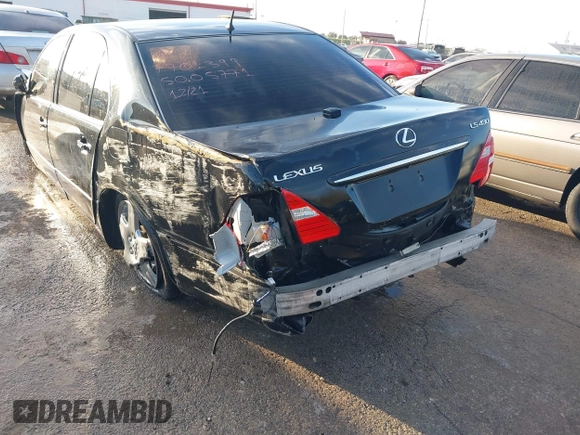 2005 Lexus LS 430 with VIN JTHBN36F855005771, listed as a IAAI auction lot 41233919 with 273,798 mi miles. Bid and sale history available at carsss.com. Image 18.
