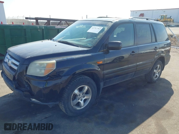 2006 Honda Pilot EX-L with VIN 5FNYF18766B008879, listed as a IAAI auction lot 41797763 with 398,242 mi miles and . Bid and sale history available at DreamBid. Image 2.