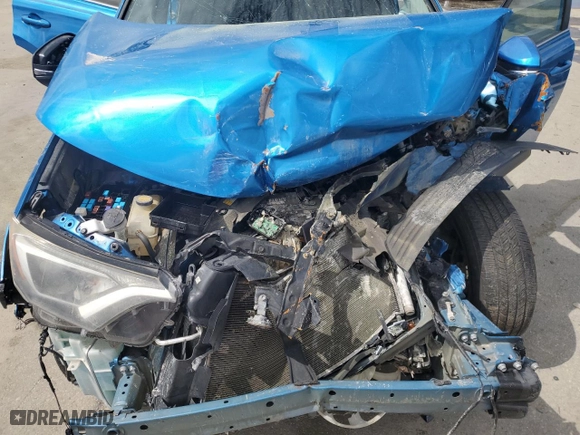 2017 Toyota RAV4 XLE with VIN 2T3WFREV3HW404645, listed as a Copart auction lot 48933125 with 0 mi miles and Salvage Title. Bid and sale history available at carsss.com. Image 12.