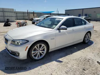 2015 BMW 5 Series 535i with VIN WBA5B1C54FG125819, listed as a Copart auction lot 48557755 with 85,106 mi miles and Clean Title. Bid and sale history available at carsss.com. Image 1.