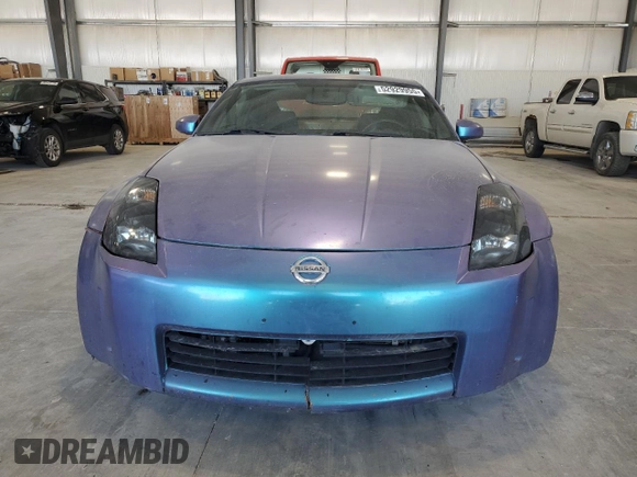 2005 Nissan 350Z Enthusiast with VIN JN1AZ34D45M609202, listed as a Copart auction lot 52929955 with 158,626 mi miles and Salvage Title. Bid and sale history available at carsss.com. Image 5.