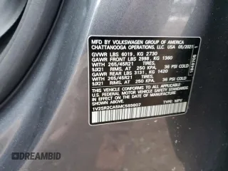2021 Volkswagen Atlas SEL R-Line z VIN 1V2SR2CA5MC589807, wystawiony jako Copart lot #89106905 z przebiegiem 62 864 mil mil oraz Szkoda całkowita • Salvage title. Historia ofert i sprzedaży dostępna na DreamBid. Obrazek 15.