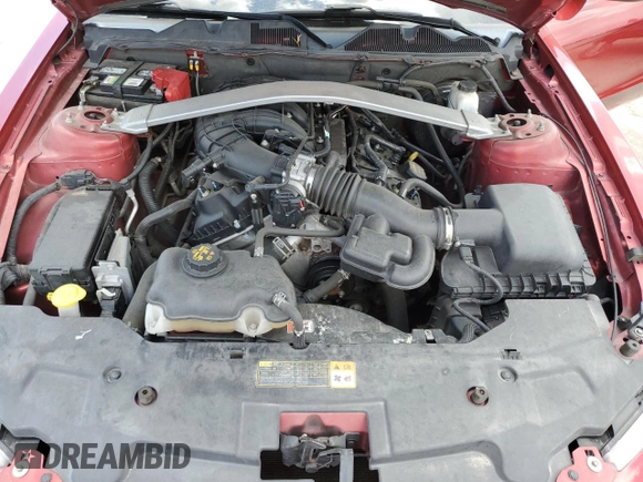 2012 Ford Mustang V6 with VIN 1ZVBP8EMXC5255516, listed as a Copart auction lot 54725125 with 125,901 mi miles and Salvage title. Bid and sale history available at DreamBid. Image 11.