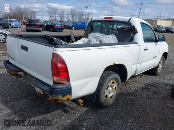 2008 Toyota Tacoma with VIN 5TENX22N68Z592411, listed as a IAAI auction lot 42000366 with 109,258 mi miles. Bid and sale history available at carsss.com. Image 4.