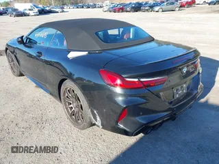 2024 BMW M8 Competition with VIN WBSDZ0C05RCN06074, listed as a IAAI auction lot 41356643 with 20,542 mi miles. Bid and sale history available at carsss.com. Image 3.