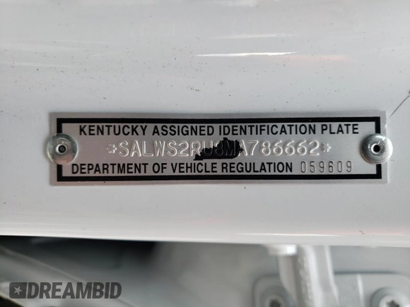 2021 Land Rover Range Rover Sport HST with VIN SALWS2RU8MA786662, listed as a Copart auction lot 40793324 with 56,300 mi miles and Salvage Title. Bid and sale history available at carsss.com. Image 13.