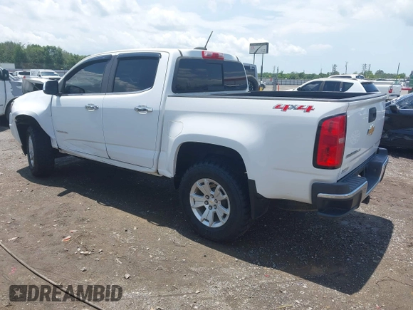 2018 Chevrolet Colorado 4WD LT z VIN 1GCGTCEN3J1108460, wystawiony jako IAAI lot #42543935 z przebiegiem 81 203 mil mil oraz . Historia ofert i sprzedaży dostępna na DreamBid. Obrazek 3.