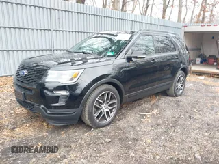2018 Ford Explorer Sport with VIN 1FM5K8GT3JGC38668, listed as a IAAI auction lot 41306596 with 76,321 mi miles and . Bid and sale history available at DreamBid. Image 2.