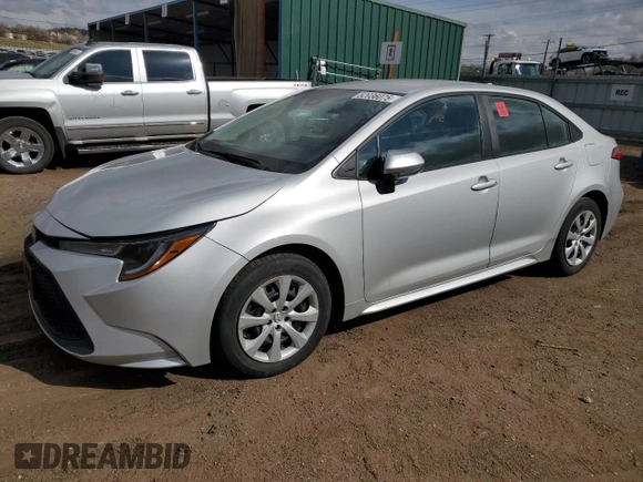 2022 Toyota Corolla LE with VIN 5YFEPMAE4NP316730, listed as a Copart auction lot 52036075 with Not Provided miles and Non Repairable. Bid and sale history available at carsss.com. Image 1.
