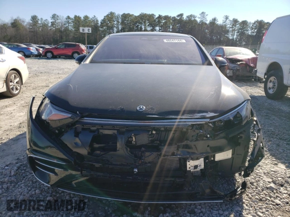 2022 Mercedes-Benz EQS with VIN W1KCG2DB5NA010482, listed as a Copart auction lot 40247144 with 0 mi miles and Non Repairable. Bid and sale history available at carsss.com. Image 5.