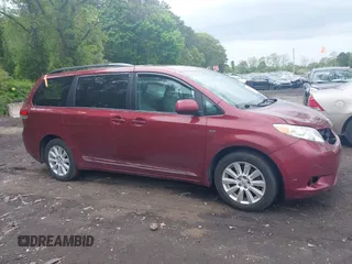 2017 Toyota Sienna LE with VIN 5TDJZ3DC9HS164792, listed as a IAAI auction lot 42263886 with 186,018 mi miles and . Bid and sale history available at DreamBid. Image 13.