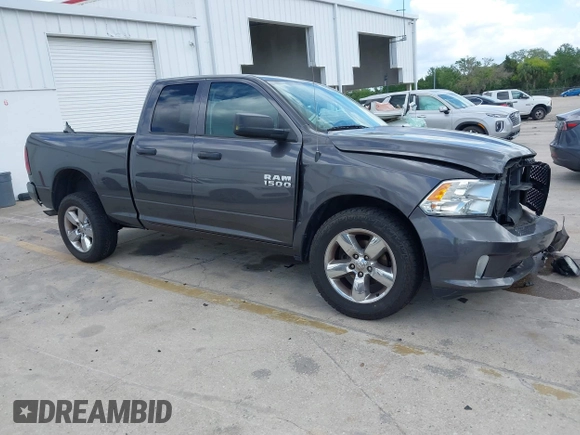 2018 Ram 1500 Express with VIN 1C6RR7FG3JS295943, listed as a IAAI auction lot 41906550 with 89,332 mi miles and . Bid and sale history available at DreamBid. Image 1.