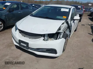 2015 Honda Civic Sedan LX with VIN 19XFB2F50FE238935, listed as a IAAI auction lot 42045674 with 56,553 mi miles. Bid and sale history available at carsss.com. Image 6.