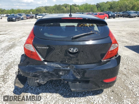 2013 Hyundai Accent SE with VIN KMHCU5AE0DU138155, listed as a Copart auction lot 52643995 with 201,082 mi miles and Salvage Title. Bid and sale history available at carsss.com. Image 6.