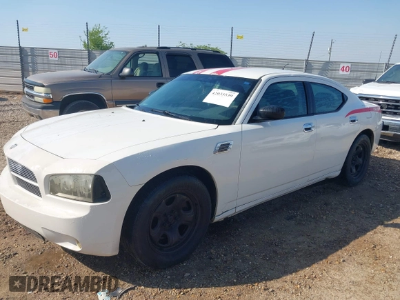 2008 Dodge Charger with VIN 2B3KA43R58H277050, listed as a IAAI auction lot 42035539 with 209,738 mi miles and . Bid and sale history available at carsss.com. Image 2.