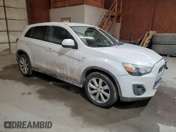 2014 Mitsubishi Outlander Sport ES with VIN 4A4AR3AU2EE005099, listed as a Copart auction lot 46838215 with 149,786 mi miles and Salvage Title. Bid and sale history available at carsss.com. Image 4.