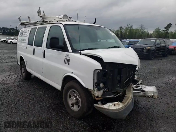 2014 Chevrolet Express Cargo Van with VIN 1GCWGFCA4E1153575, listed as a Copart auction lot 48228214 with 227,892 mi miles and Salvage Title. Bid and sale history available at carsss.com. Image 11.