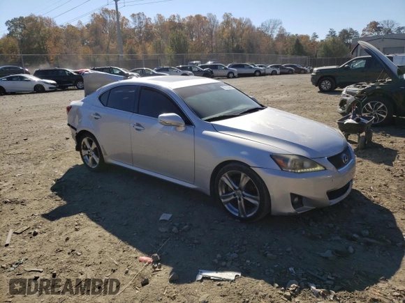 2012 Lexus IS 250 with VIN JTHBF5C22C2102974, listed as a Copart auction lot 41452735 with 200,415 mi miles and Non Repairable. Bid and sale history available at DreamBid. Image 4.