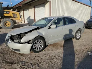 2008 Mercury Milan with VIN 3MEHM07Z48R639021, listed as a Copart auction lot 45934865 with 216,071 mi miles and Salvage Title. Bid and sale history available at carsss.com. Image 1.