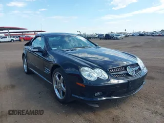 2003 Mercedes-Benz SL 500 with VIN WDBSK75F33F006884, listed as a IAAI auction lot 42652471 with 52,880 mi miles and . Bid and sale history available at DreamBid. Image 1.