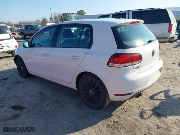 2013 Volkswagen Golf TDI w/Sunroof & Nav with VIN WVWNM7AJ5DW127811, listed as a IAAI auction lot 41417955 with 138,177 mi miles. Bid and sale history available at carsss.com. Image 3.