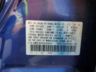 2009 Honda Fit with VIN JHMGE882X9C003678, listed as a Copart auction lot 56688265 with 141,003 mi miles and Salvage title. Bid and sale history available at DreamBid. Image 12.