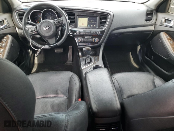 2015 Kia Optima EX with VIN 5XXGN4A72FG517116, listed as a Copart auction lot 48728505 with 140,351 mi miles and Salvage Title. Bid and sale history available at carsss.com. Image 8.