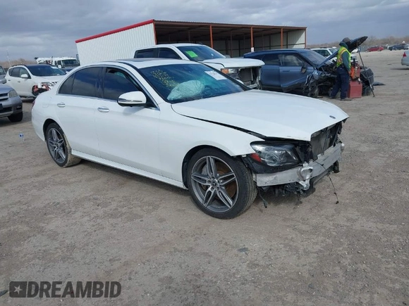 2019 Mercedes-Benz E-Class E 300 with VIN WDDZF4JB0KA512311, listed as a IAAI auction lot 41720142 with 93,714 mi miles. Bid and sale history available at carsss.com. Image 1.