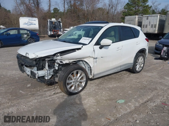 2014 Mazda CX-5 Grand Touring with VIN JM3KE4DY0E0343777, listed as a IAAI auction lot 41464395 with 126,214 mi miles. Bid and sale history available at carsss.com. Image 17.