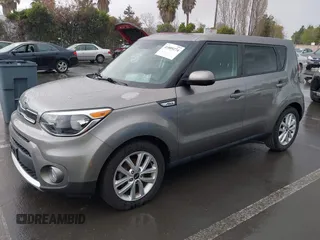 2018 Kia Soul + with VIN KNDJP3A53J7534744, listed as a IAAI auction lot 41889274 with 75,083 mi miles. Bid and sale history available at carsss.com. Image 17.