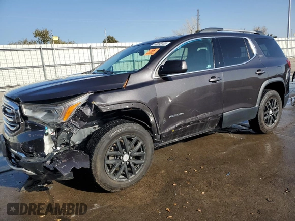 2018 GMC Acadia SLT z VIN 1GKKNULSXJZ192527, wystawiony jako Copart lot #52335155 z przebiegiem Nie podano mil oraz Szkoda całkowita • Salvage title. Historia ofert i sprzedaży dostępna na DreamBid. Obrazek 1.