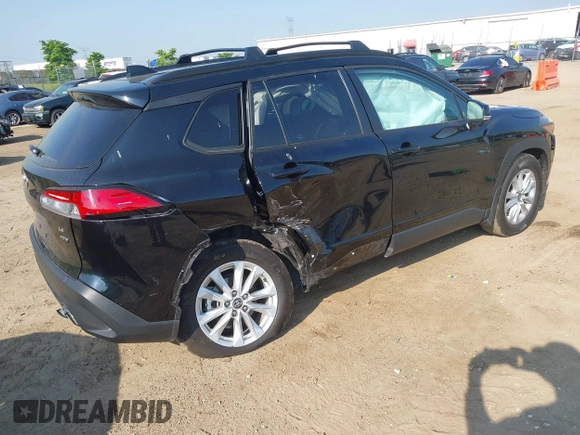 2023 Toyota Corolla Cross LE with VIN 7MUCAABG8PV078128, listed as a IAAI auction lot 42269868 with 30,862 mi miles and . Bid and sale history available at DreamBid. Image 4.