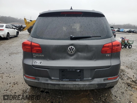 2016 Volkswagen Tiguan SE with VIN WVGAV7AX7GW561941, listed as a Copart auction lot 44717085 with Not provided miles and Salvage title. Bid and sale history available at DreamBid. Image 6.