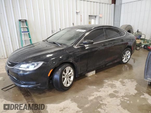 2016 Chrysler 200 LX with VIN 1C3CCCFB9GN194107, listed as a Copart auction lot 44519815 with 138,892 mi miles and Non Repairable. Bid and sale history available at carsss.com. Image 1.