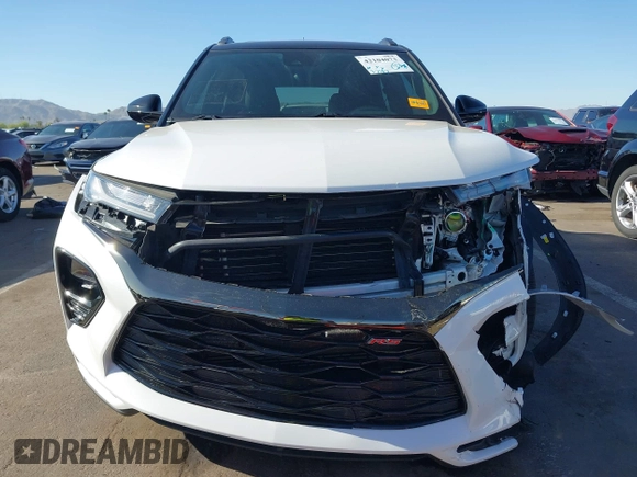 2022 Chevrolet TrailBlazer RS with VIN KL79MTSL8NB120156, listed as a IAAI auction lot 42104073 with 27,147 mi miles. Bid and sale history available at carsss.com. Image 12.