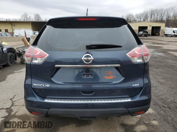 2015 Nissan Rogue SL with VIN 5N1AT2MV5FC852733, listed as a Copart auction lot 52720935 with 135,626 mi miles and Clean Title. Bid and sale history available at DreamBid. Image 6.