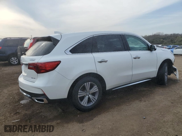 2020 Acura MDX z VIN 5J8YD4H30LL050012, wystawiony jako Copart lot #54623845 z przebiegiem 74 060 mil mil oraz Szkoda całkowita • Salvage title. Historia ofert i sprzedaży dostępna na DreamBid. Obrazek 3.