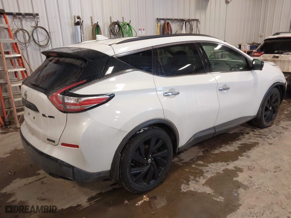 2018 Nissan Murano Platinum with VIN 5N1AZ2MH0JN123528, listed as a IAAI auction lot 41582715 with 91,688 mi miles. Bid and sale history available at carsss.com. Image 4.